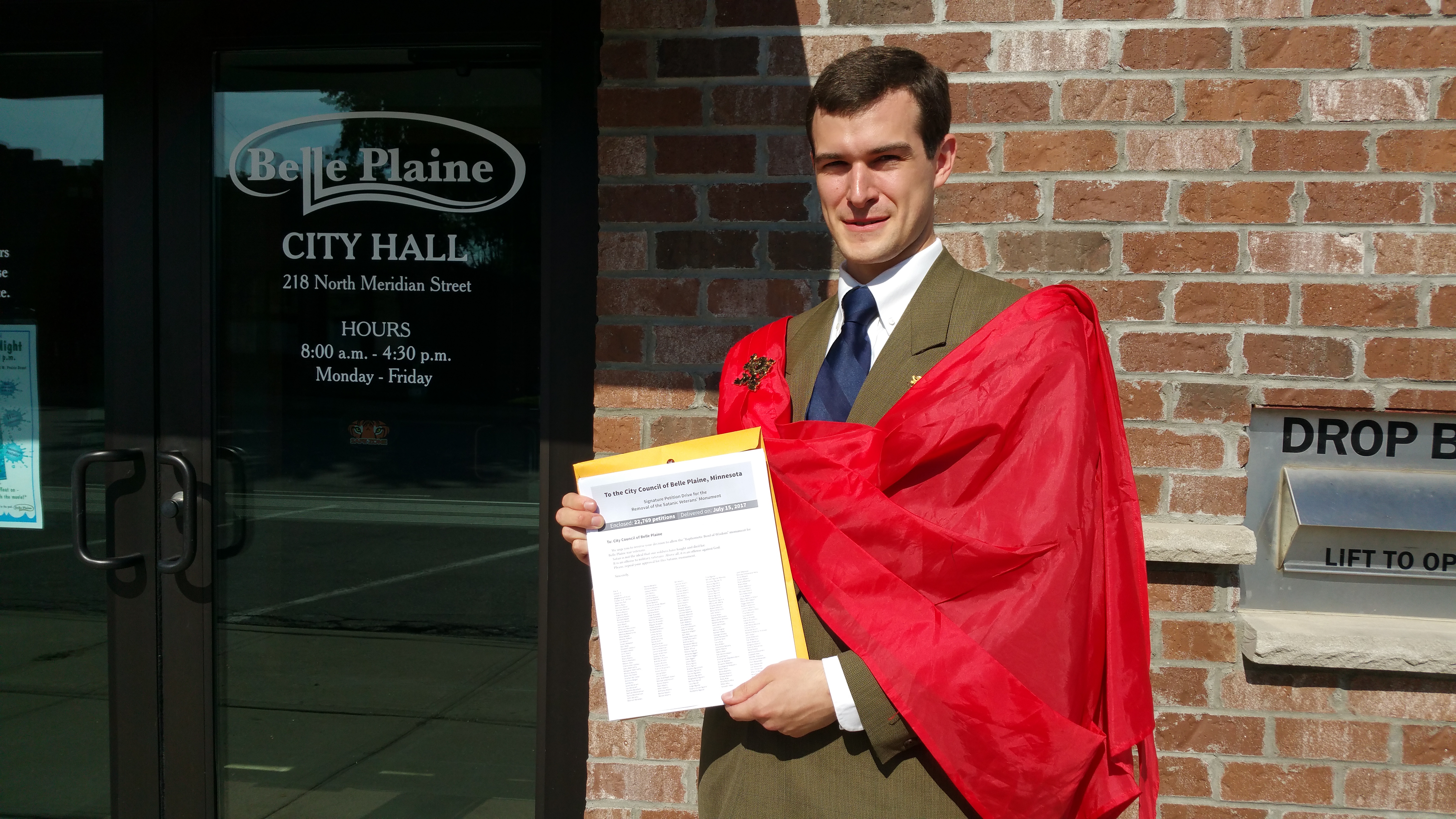 Catholics Reject Satan Monument in Belle Plaine, Minnesota