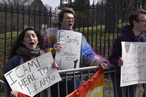 Blasphemous Professor Protested at Jesuit-run Catholic College