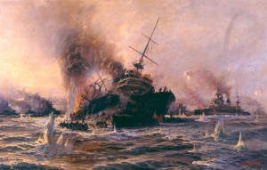 Sinking_of_Battleship_Bouvet_at_the_Dardanelles-Tahsin_Bey