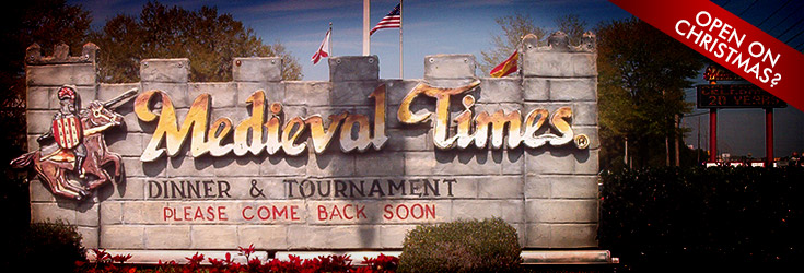 Medieval Times Open on Christmas