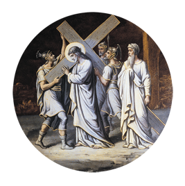 Return to Order Fifth Station--Jesus is Helped by the Cyrenean to Carry the Cross 3