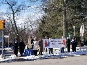 Praying a Counter-Cultural Rosary on the Frontlines of the Culture War