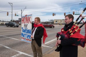 Praying a Counter-Cultural Rosary on the Frontlines of the Culture War