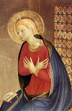 The Blessed Virgin Mary at the Annunciation