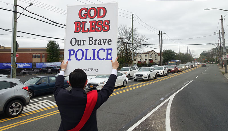 Pro-Police Rallies the Media Missed in Staten Island, New York