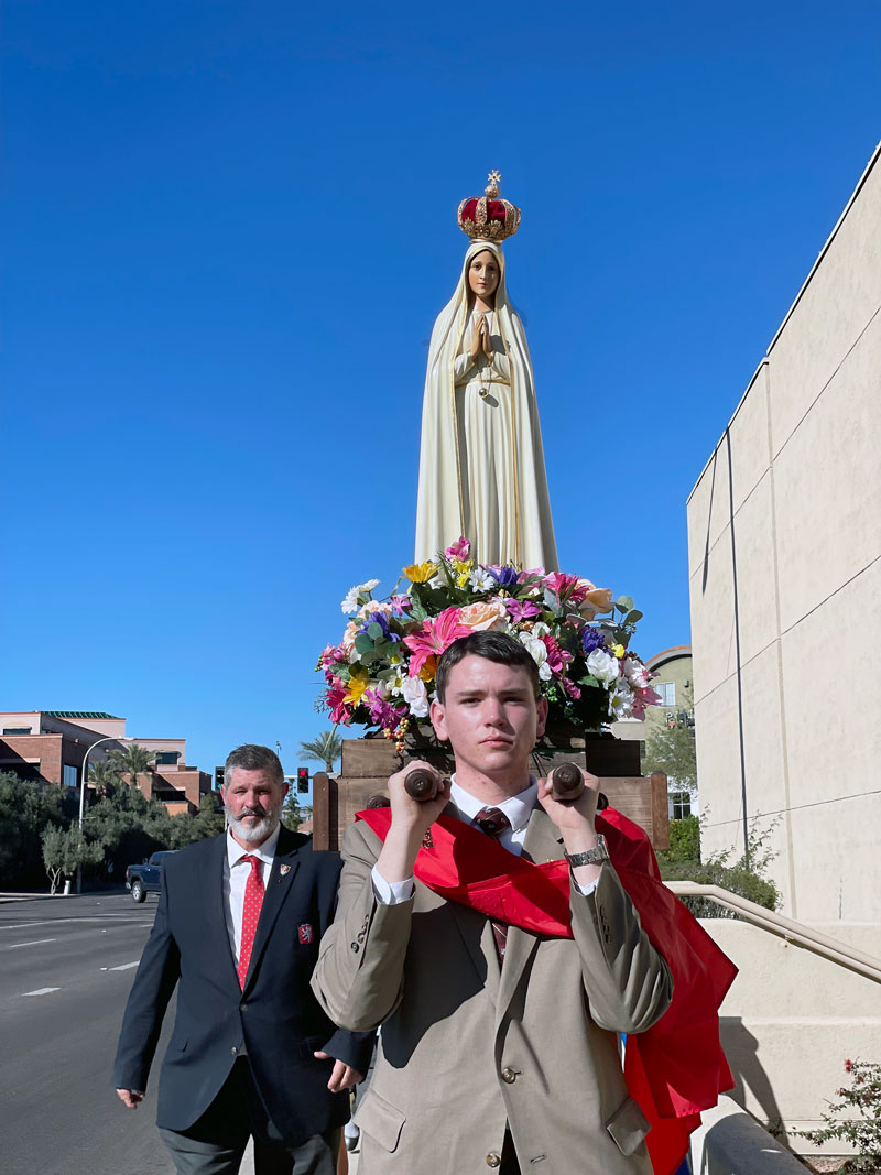 Protesters unleashed almost the entire spiritual arsenal of the Catholic Church in Scottsdale.