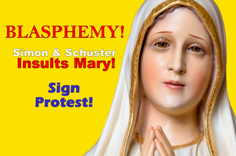 blasphemy-simon-schuster-testament-of-mary-protest-fb
