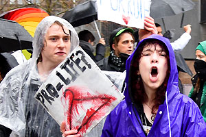 The Faces of Hatred Revealed at a Pro-Life March in New York City
