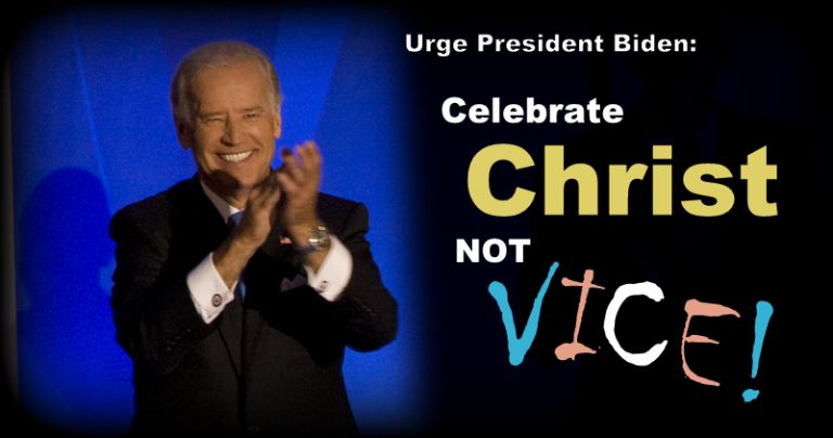 protest-biden-honoring-vice-on-easter-sunday
