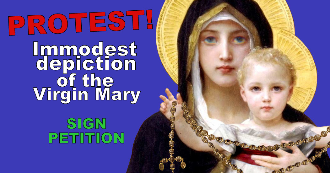 protest-balsphemous-depiction-mary-in-spain