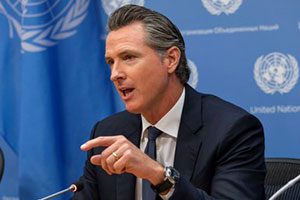 Gavin Newsom Launches His Presidential Bid by Sounding the Climate Alarm