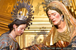 On the Feast of Saint Anne, Nudity and Homosexuality Are Promoted Outside Her Cathedral