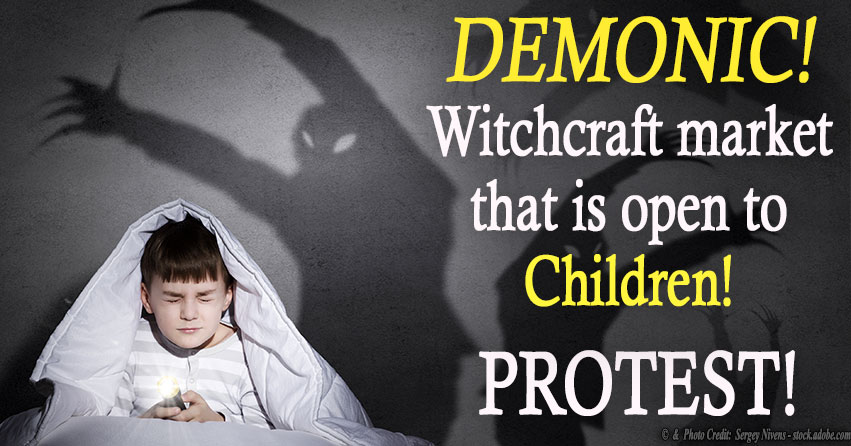 Witchcraft Market Open to Children in Glendale, Arizona: PROTEST