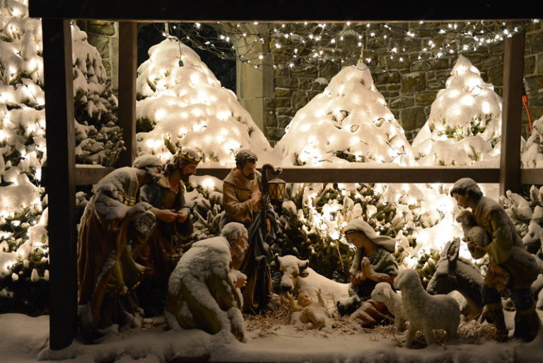 The First Christmas CribChristmas custom started by St. Francis of Assisi.
