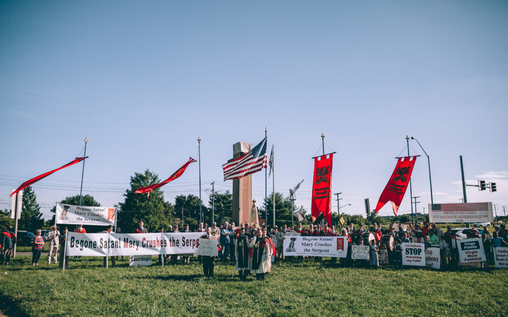 No Coexistence: When Crusaders Clash with Satanists at Historic Cross