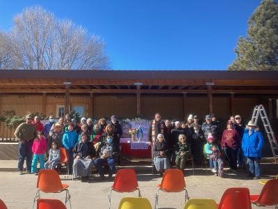 Prayer Warriors Bring the Infant Jesus to the Public