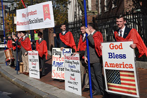 TFP at Harvard: “Socialism gives the poor equal poverty, equal misery, and equal thievery”