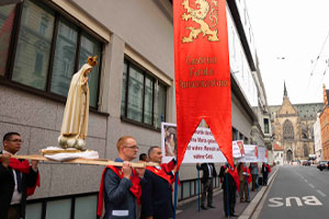Americans and Austrians Unite to Protest Blasphemy in Linz