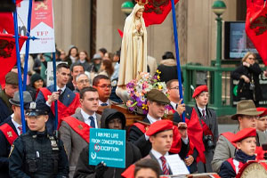 “New York, New York! Stand up for the God-given Right to Life!”