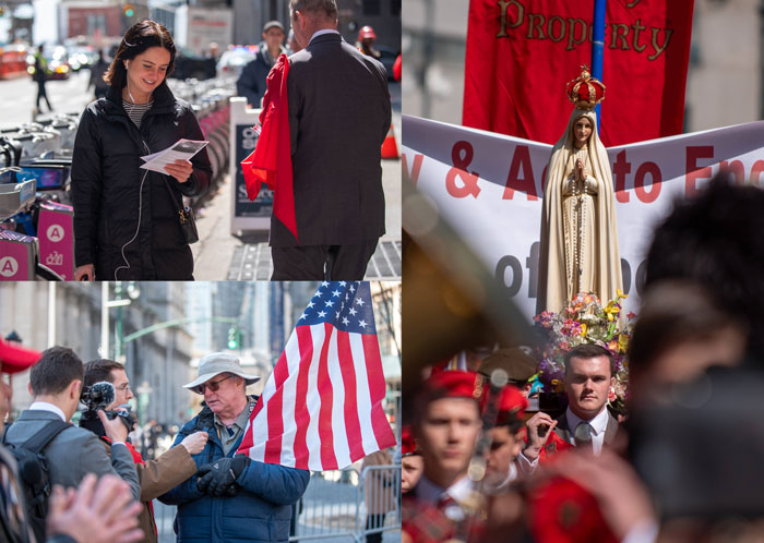 “New York, New York! Stand up for the God-given Right to Life!”