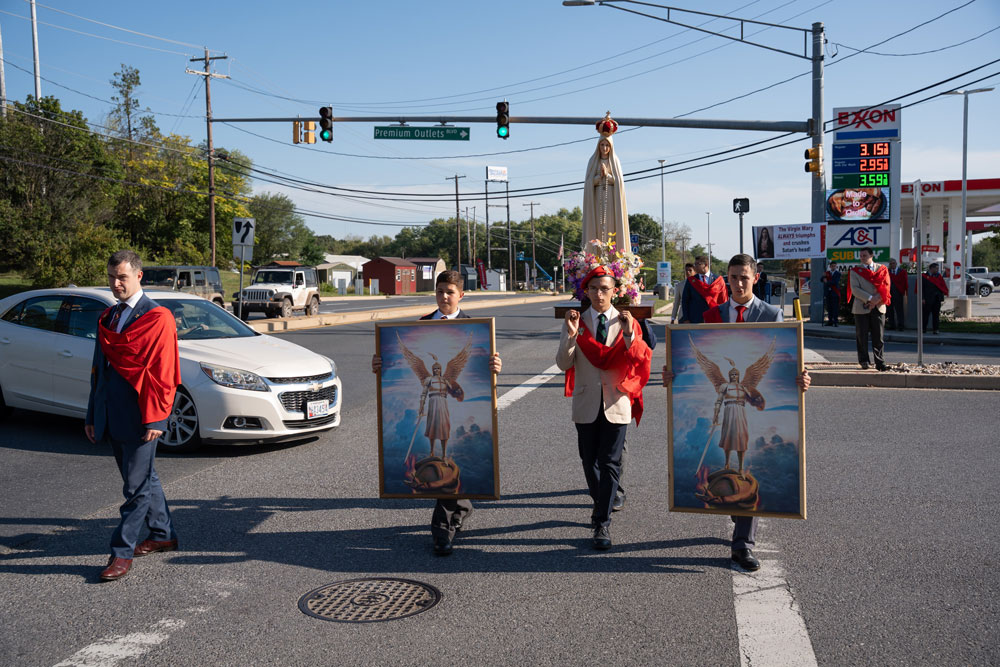 High School Students Protest a Satanic Circus in Maryland