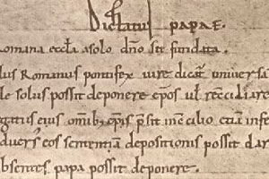 Looking at a High Point of the Middle Ages: The Dictatus Papae of Saint Gregory VII